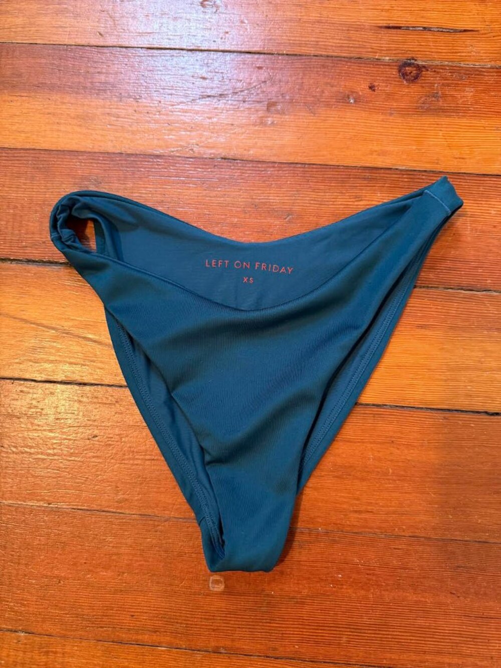 Left on Friday Dip Bottom Deep End (Teal), XS